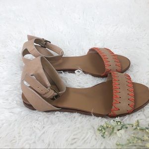 Women's Joe Jeans Tan Leather Reba Sandals
